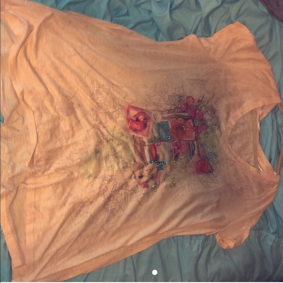 Vintage floral plus size shirt - Picture 3 of 3